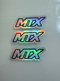 Matrix holographic stickers (pack of 5)