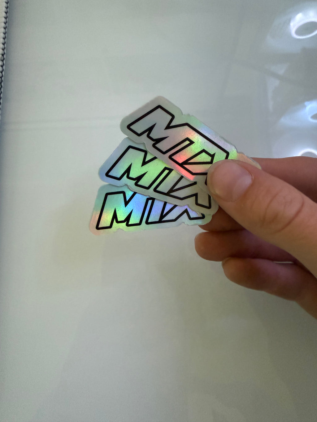 Matrix holographic stickers (pack of 5)