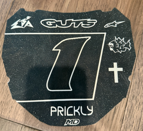 Custom ODI plate decal