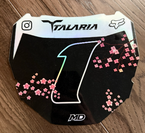 Custom BONSAI ODI plate decal