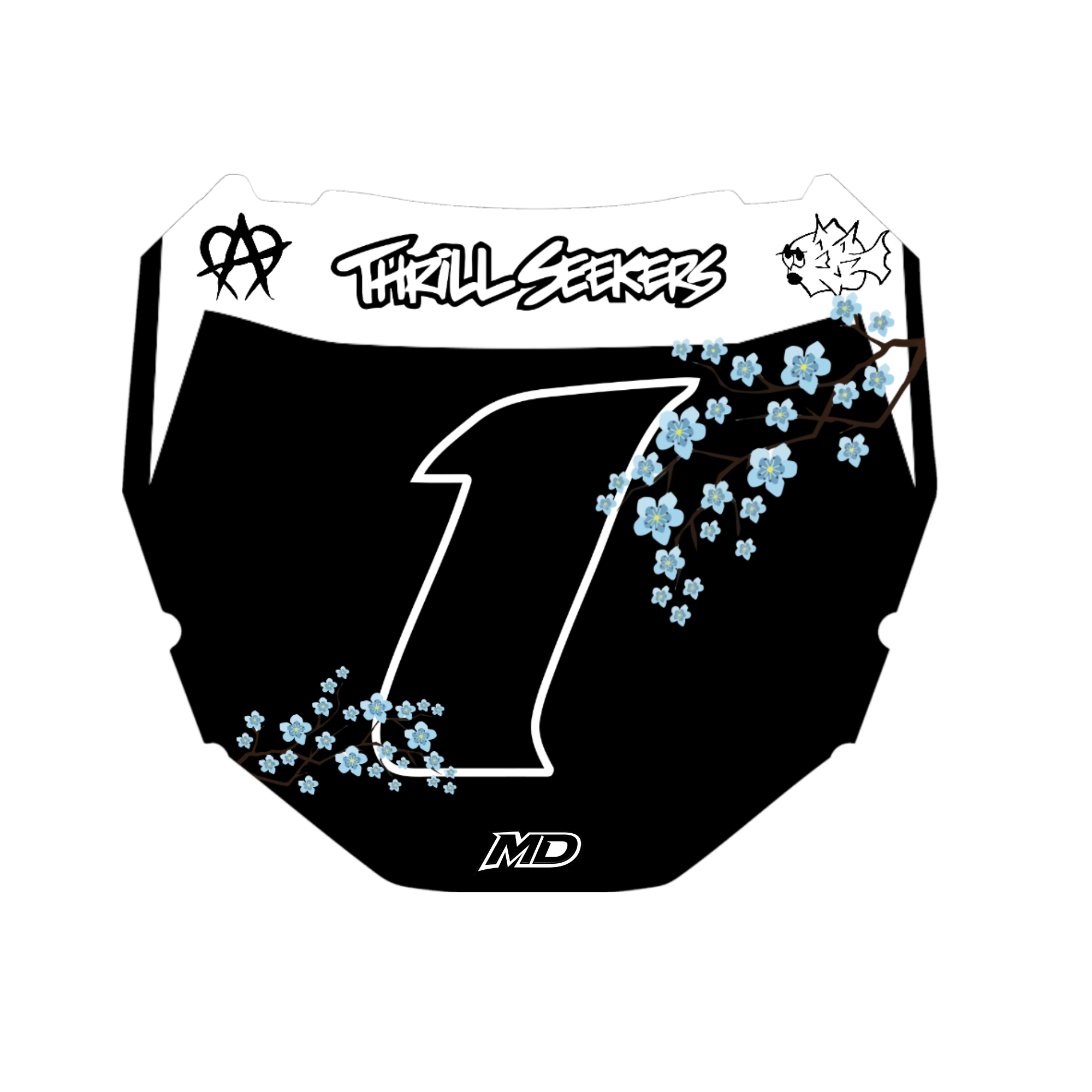 Custom BONSAI ODI plate decal